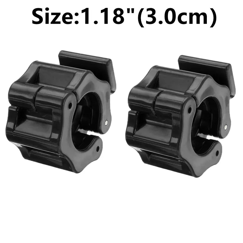 Pair of Locking 25/50Mm Diameter Standard Bar Dumbbell Barbell Collars Lock Clips Clamp Weight Lifting Gym Fitness Bodybuilding