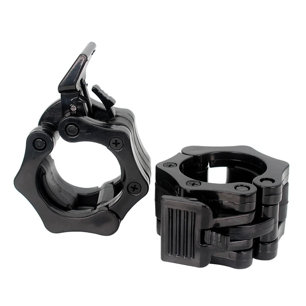 Pair of Locking 25/50Mm Diameter Standard Bar Dumbbell Barbell Collars Lock Clips Clamp Weight Lifting Gym Fitness Bodybuilding