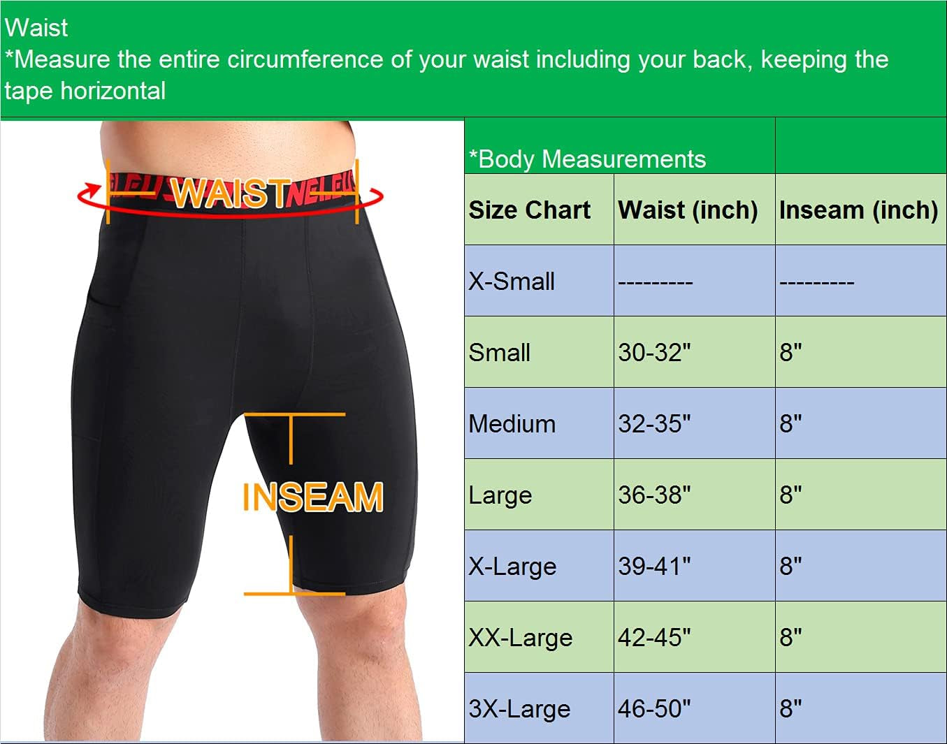3 or 6 Pack Compression Shorts for Men Spandex Sport Shorts Running Athletic Workout Performance Baselayer Underwear