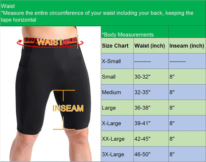3 or 6 Pack Compression Shorts for Men Spandex Sport Shorts Running Athletic Workout Performance Baselayer Underwear