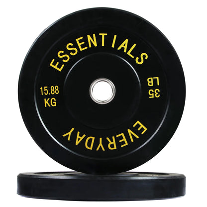 Fitness 210Lb Olympic Bumper Strength Training Weight Plate Set