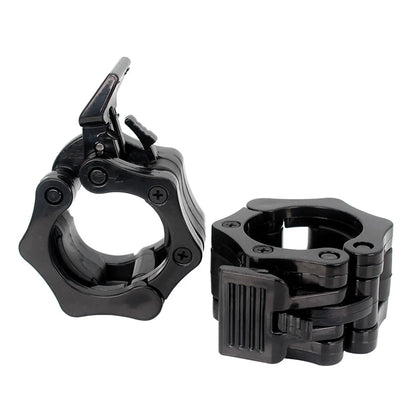 Pair of Locking 25/50Mm Diameter Standard Bar Dumbbell Barbell Collars Lock Clips Clamp Weight Lifting Gym Fitness Bodybuilding