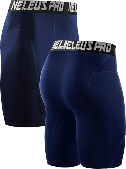 3 or 6 Pack Compression Shorts for Men Spandex Sport Shorts Running Athletic Workout Performance Baselayer Underwear