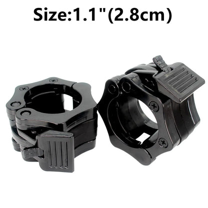Pair of Locking 25/50Mm Diameter Standard Bar Dumbbell Barbell Collars Lock Clips Clamp Weight Lifting Gym Fitness Bodybuilding