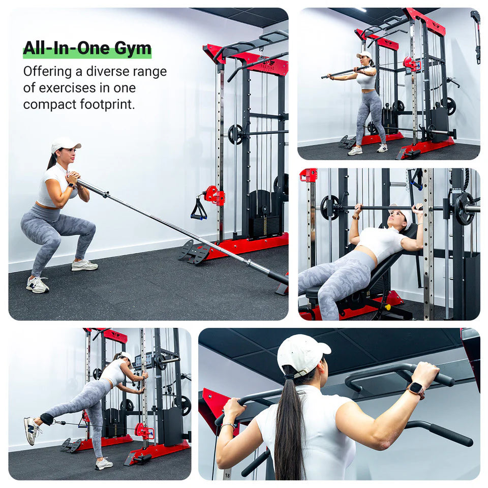 TC Q10 Smith Machine Home Gym Bundle