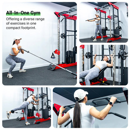 TC Q10 Smith Machine Home Gym Bundle