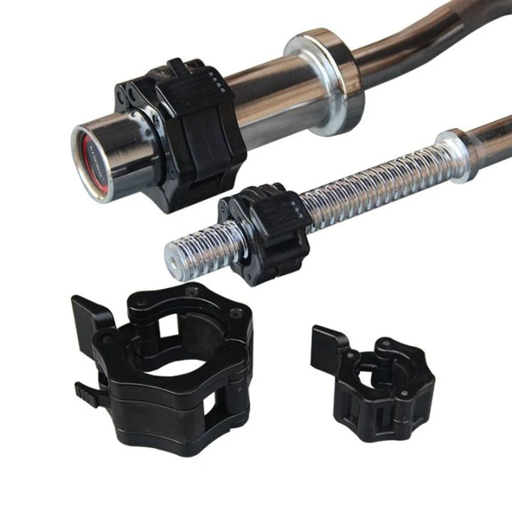 Pair of Locking 25/50Mm Diameter Standard Bar Dumbbell Barbell Collars Lock Clips Clamp Weight Lifting Gym Fitness Bodybuilding