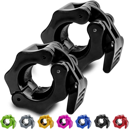 Pair of Locking 25/50Mm Diameter Standard Bar Dumbbell Barbell Collars Lock Clips Clamp Weight Lifting Gym Fitness Bodybuilding