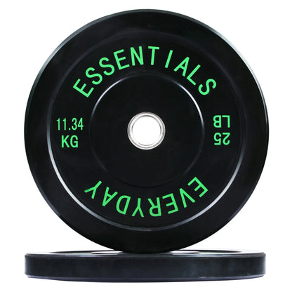 Fitness 210Lb Olympic Bumper Strength Training Weight Plate Set
