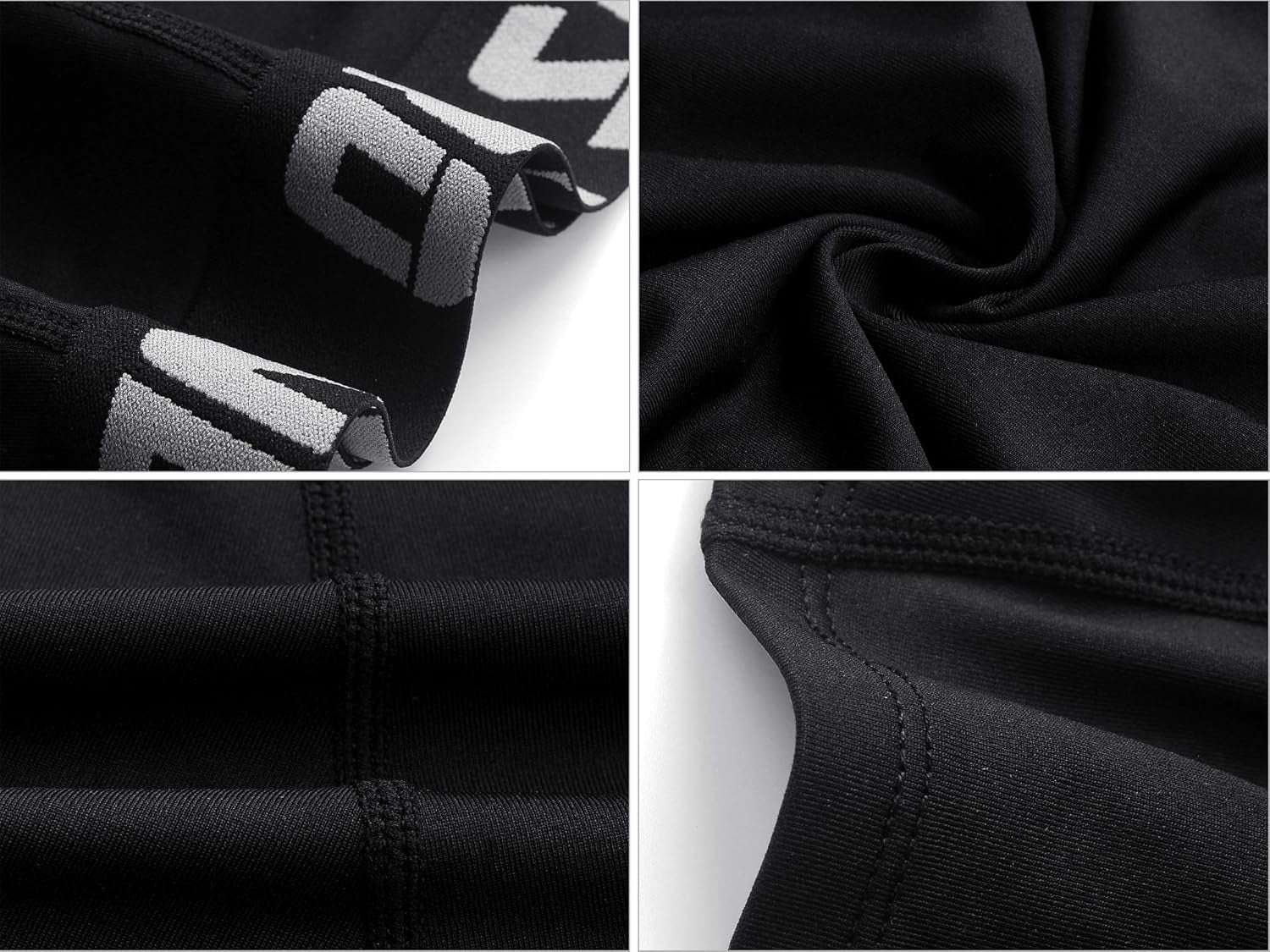 3 or 6 Pack Compression Shorts for Men Spandex Sport Shorts Running Athletic Workout Performance Baselayer Underwear